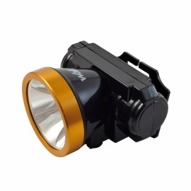 Linterna para cabeza de luz LED recargable, negro