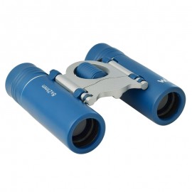 Binocular compacto tipo tejado 8 x 21 mm, azul/plata