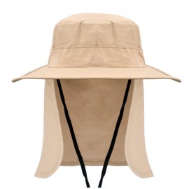 Sombrero con faldón para sol con protección UPF+50 color caqui