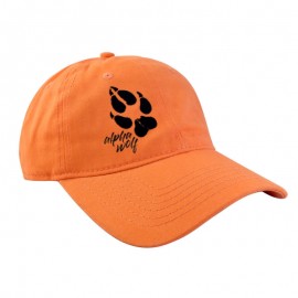 Gorra naranja tipo sandwich con cintillo de ajuste