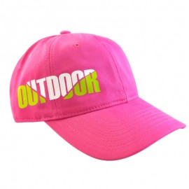 Gorra con cintillo de ajuste y hebilla, Outdoor, color rosa