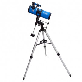 Telescopio reflector con montura ecuatorial EQ3 amp. 500mm x 114 mm, azul