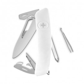 Navaja ALLMATT Single Hand SH04 R, 12 funciones, blanco