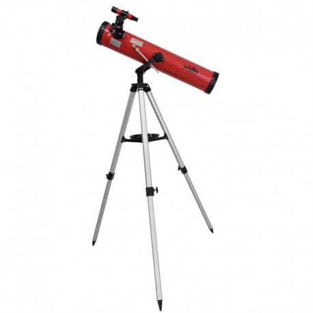 Telescopio Reflector con montura altazimutal, amp. 350 x, 700 mm x 76 mm, rojo