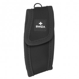 Funda universal nylon para navaja Swiza con velcro, negro